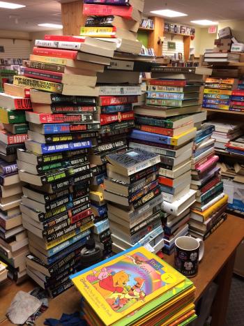 Stack of books Nov 2016